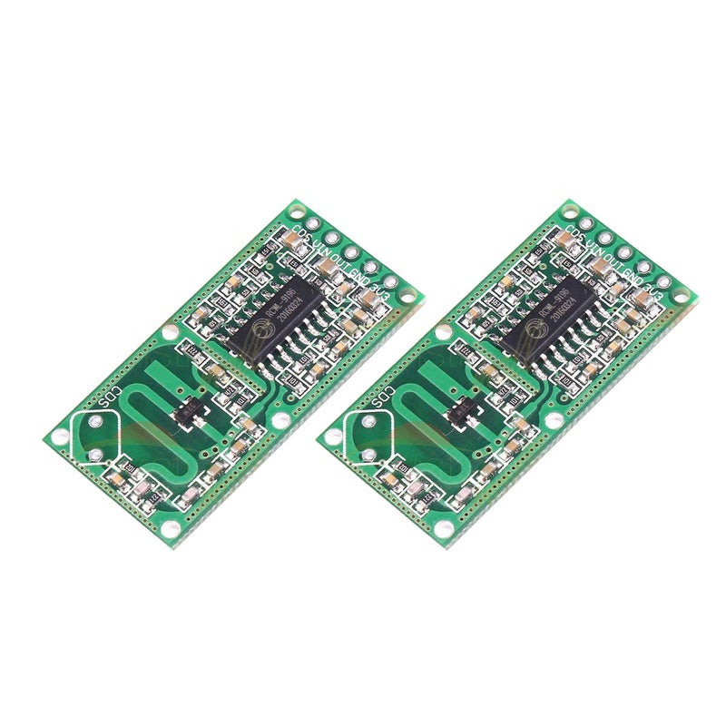 DEVMO 2PCS Microwave Doppler Radar Motion Detector Sensor RCWL-0516 Module Board Switch Compatible with Ar-duino Raspberry PI,Human Rat Cat Detector - Image 1