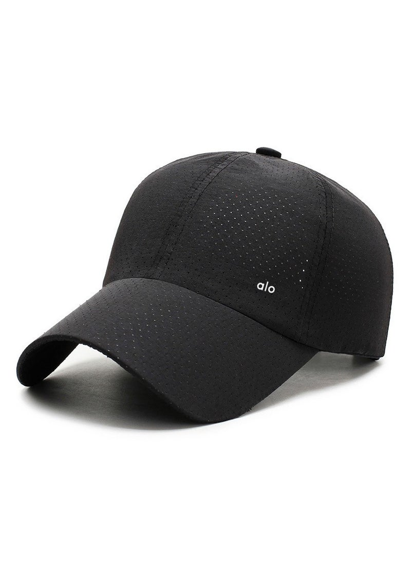 alo Alo Yoga Lightweight Breathable Mesh Outdoor Sports Cap with Sun Protection and UV Blocking Function (Covered with Net Eyelets) - Image 1