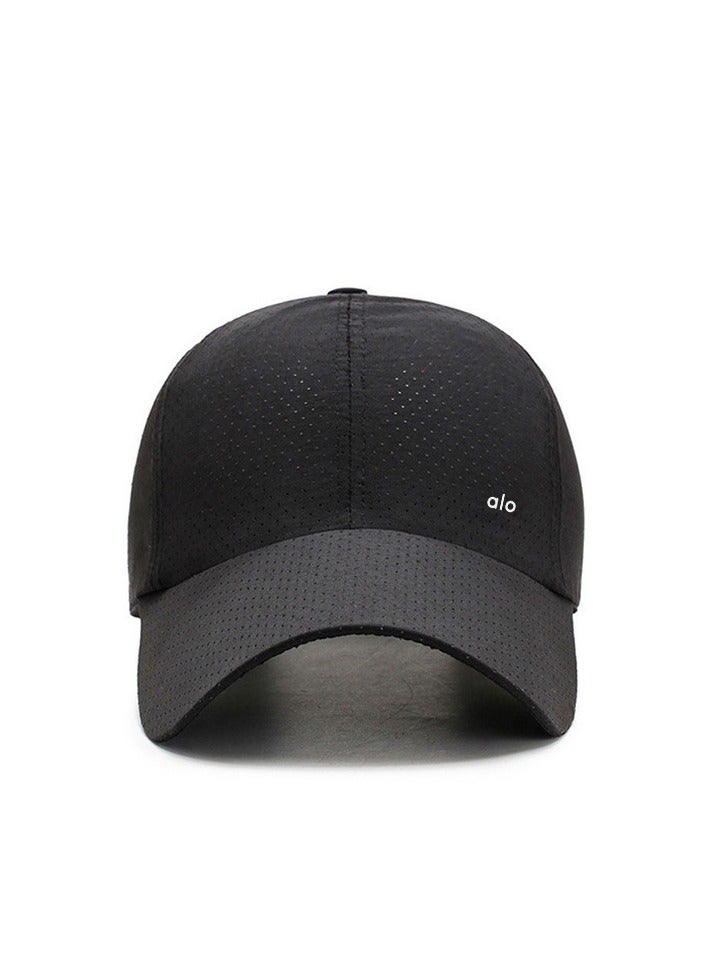 alo Alo Yoga Lightweight Breathable Mesh Outdoor Sports Cap with Sun Protection and UV Blocking Function (Covered with Net Eyelets) - Image 2