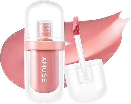 Amuse JELFIT TINT 12Hour Lasting JellyLike Texture Moisturizing Lip Stain Vegan in Handy Size for Travel 05 OAT FIG - Image 1