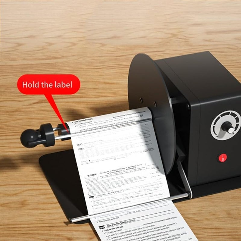 Industrial Label Rewinder Machine 15CM Width 12CM Core Auto Pause Speed Control - Image 5