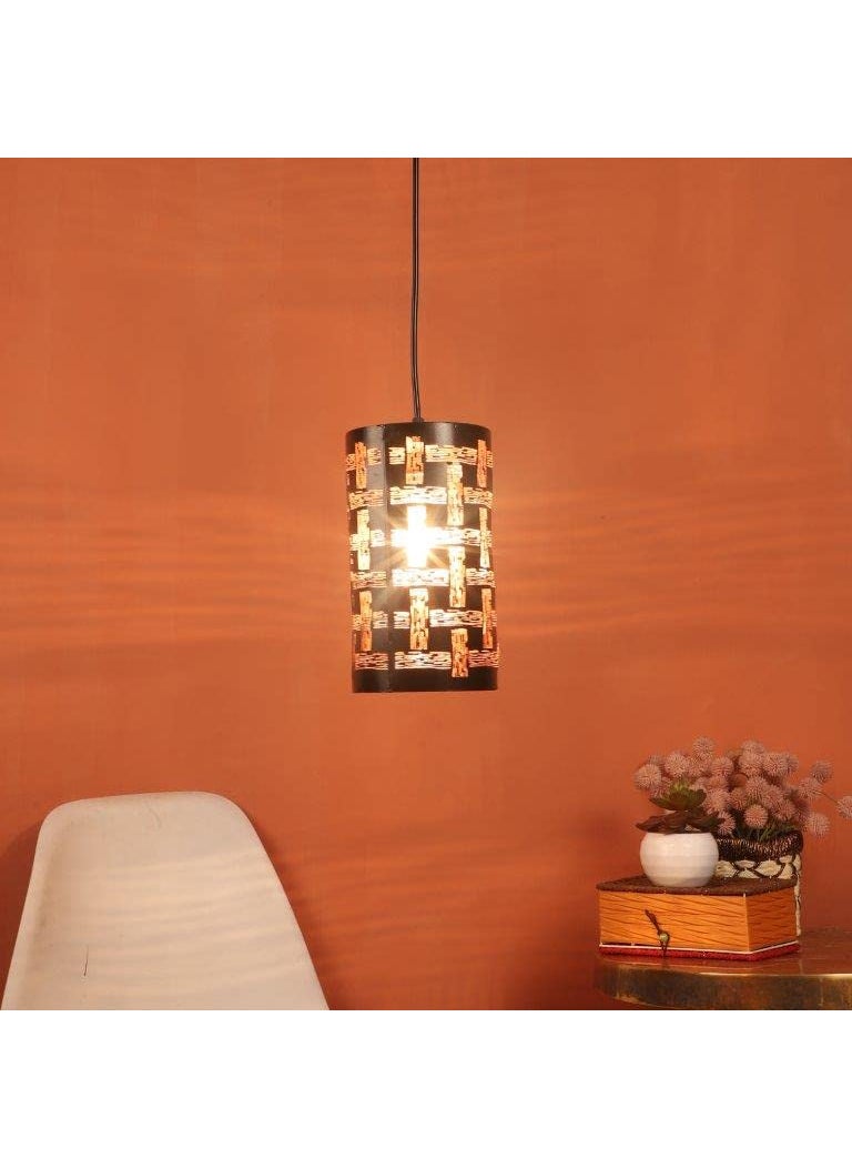 ELIANTE ELIANTE Sunrise Iron Hanging Light Black for Living Room Bedroom Dining Room Kitchen by Jainsons Lights  - Image 1