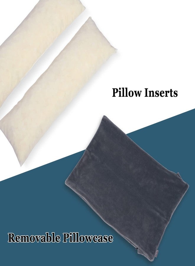 TANYOO Arm Elevation Pillow Shredded Memory Foam Filled Arm Stabilizer Elevation Pillow for Swelling and Circulation Pain Relief for Shoulder Surgery and Leg Injury Washable Cover - Image 3
