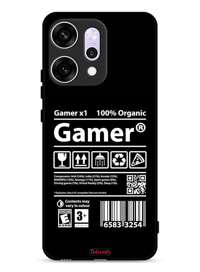 Tolwak Oppo Reno14 Protective Case Cover Gamer Sticker - Image 1