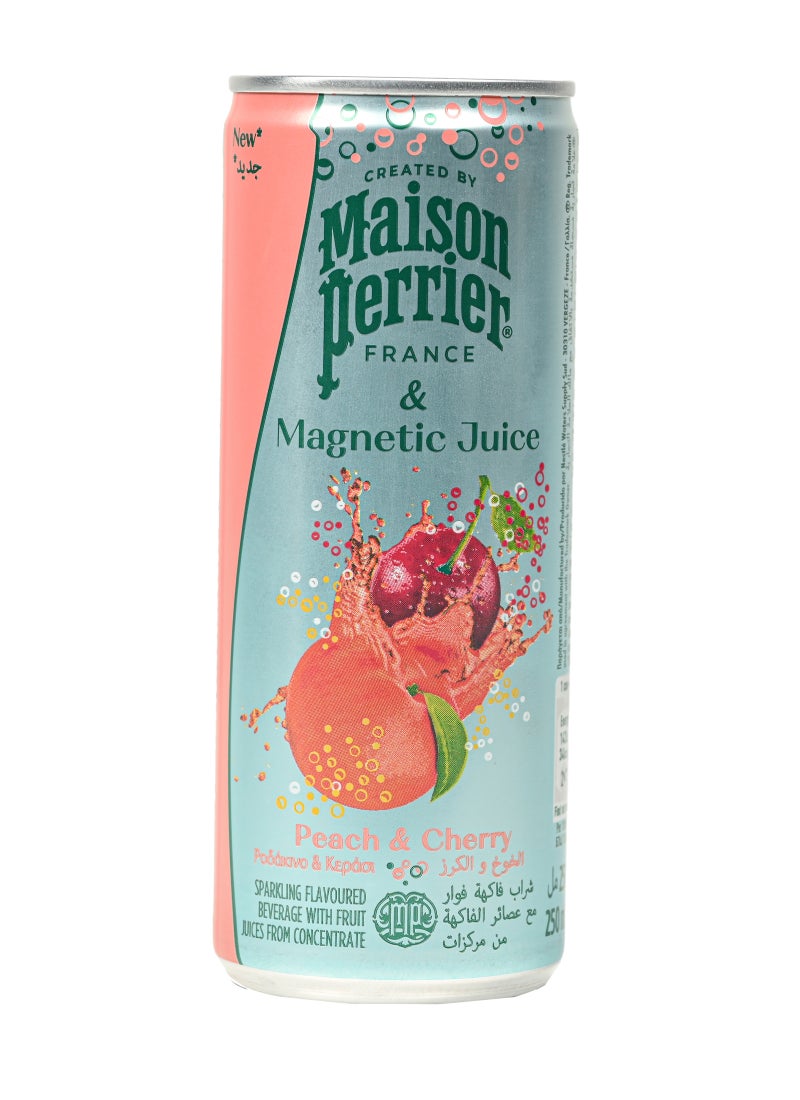 Maison Perrier Peach & Cherry Sparkling Water - Image 2
