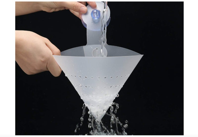 MICHELLE N LOGAN Food Strainer Funnel, Sink Funnel, Folding Filter Bag Sponge Holder Garbage Stopper Waste Food Strainer - Image 3