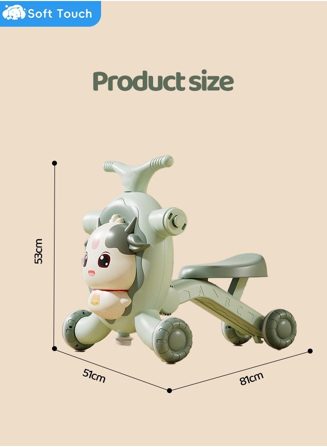 Soft Touch - 3-in-1 Baby Walker Toddler Walker Push Toy Multifunctional Baby Scooter Kids Activity Center with Music for 0-4 Years Old Boys and Gril - Image 1