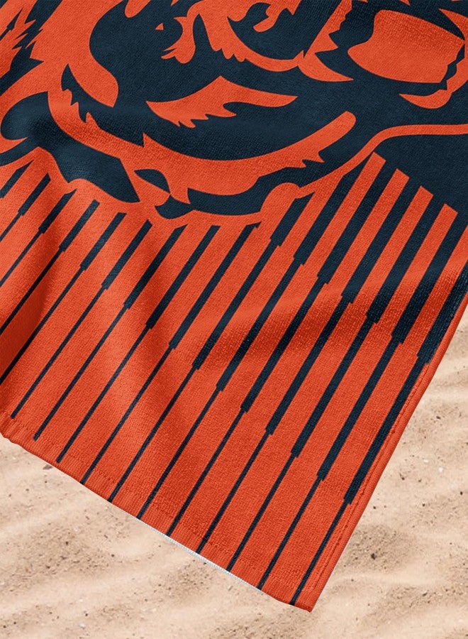Northwest Chicago Bears NFL Progression Jacquard Beach Towel 36 x 72 Inches - Image 5