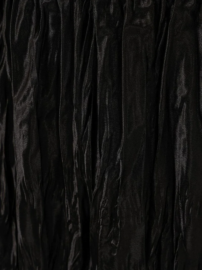 Big Dart Black BDART Textured Maxi Skirt with Elastic Waist for Women | Best Price UAE