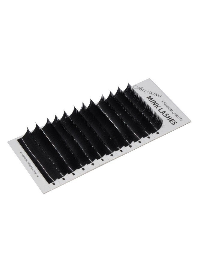 Alluring Premium Mink Lashes For Eyelash Extensions C Curl .20 Thickness - Image 1