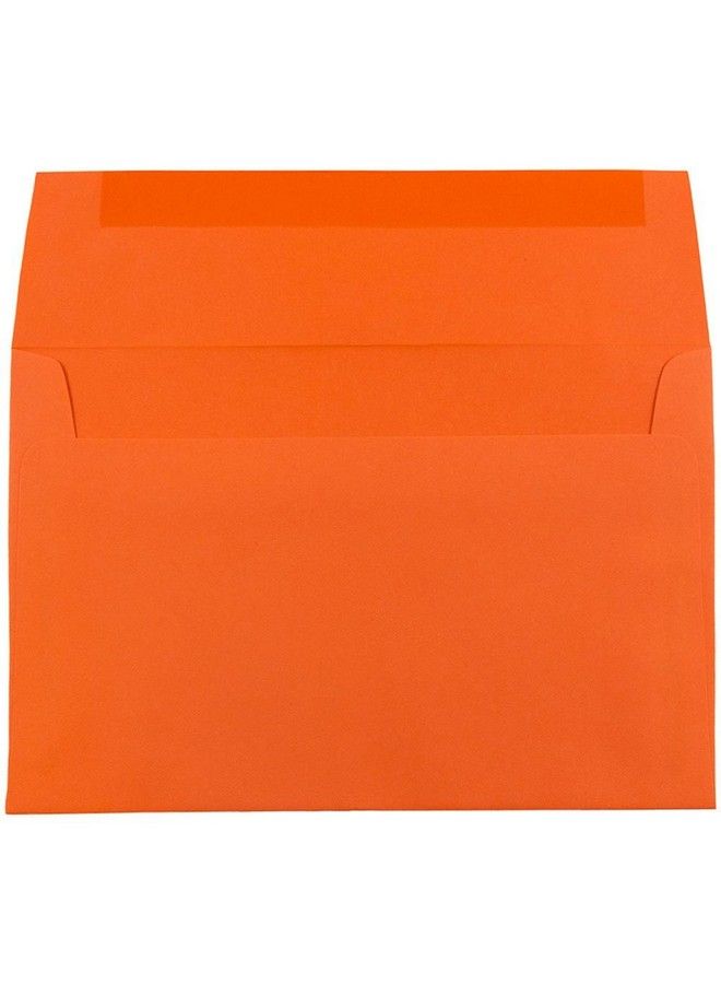 JAM Paper A7 Colored Invitation Envelopes 5 1 4 X 7 1 4 Orange Recycled 50 Pack - Image 3