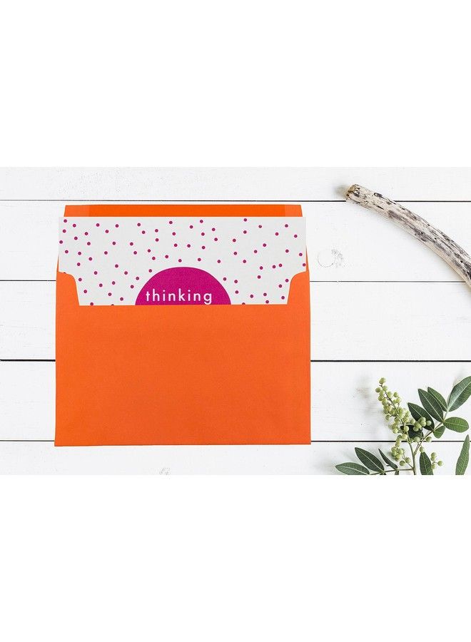 JAM Paper A7 Colored Invitation Envelopes 5 1 4 X 7 1 4 Orange Recycled 50 Pack - Image 4