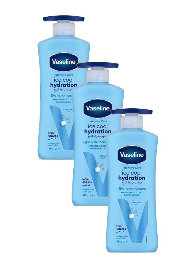 Vaseline Intensive Care Body Lotion  Ice Cool Hydration 400mlBundle - Image 1