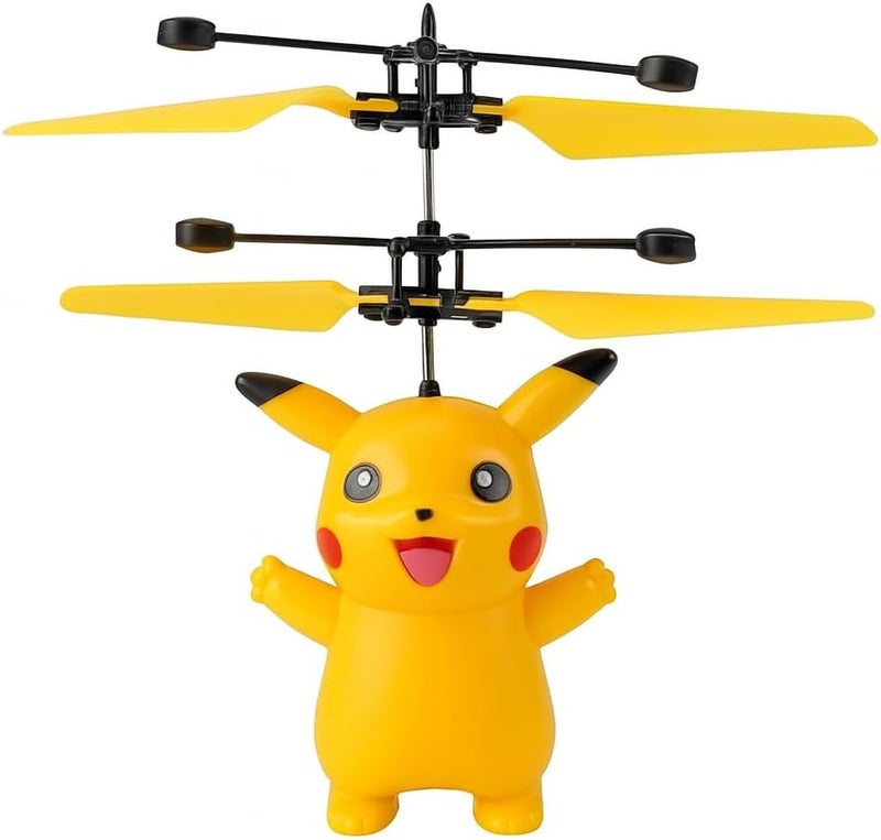 Fitto Pokemon Cartoon Helicopter Toy for Kids – Fun Interactive Flying Toy with Light & Sound Effects, Perfect Gift for Boys and Girls – Safe, Durable, and Easy to Use - Image 1