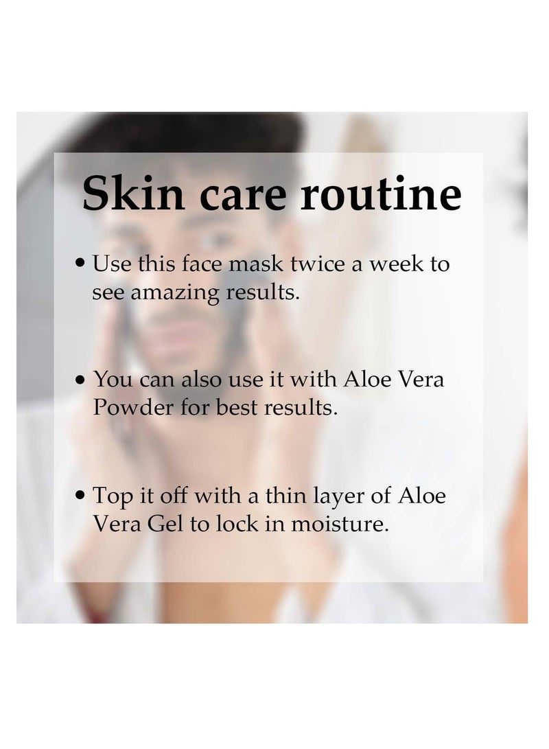 mi nature Activated Charcoal Powder | Herbal Teeth Whitening Powder| Detoxifying, Removes Dead skin & Impurity | 100% Pure & Natural Face Mask| 227g - Image 4