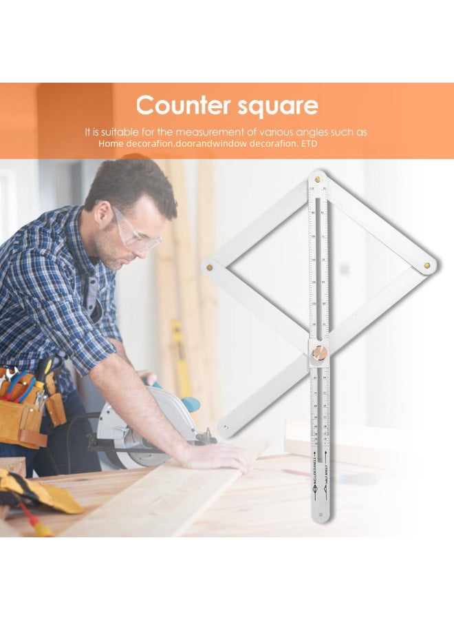 Other Hardware Tools Other Measuring Tools - Thread Gauge-Model:Aluminum Alloy Angle Ruler Short Section  - Image 3