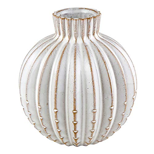 47th & Main Modern Flower Vase  Small  White