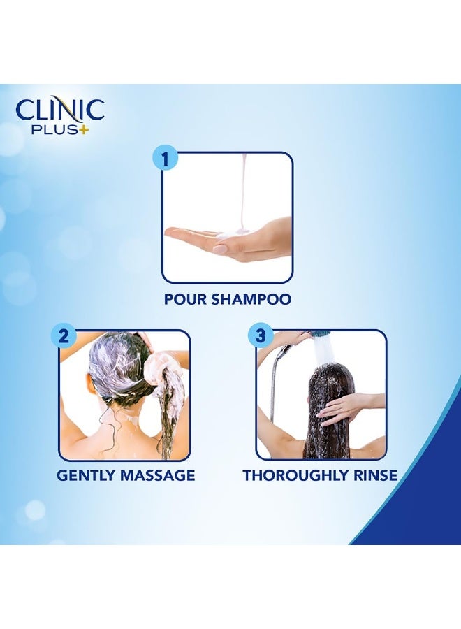 CLINIC PLUS SHAMPOO NATURALLY STRONG 355ML - Image 5