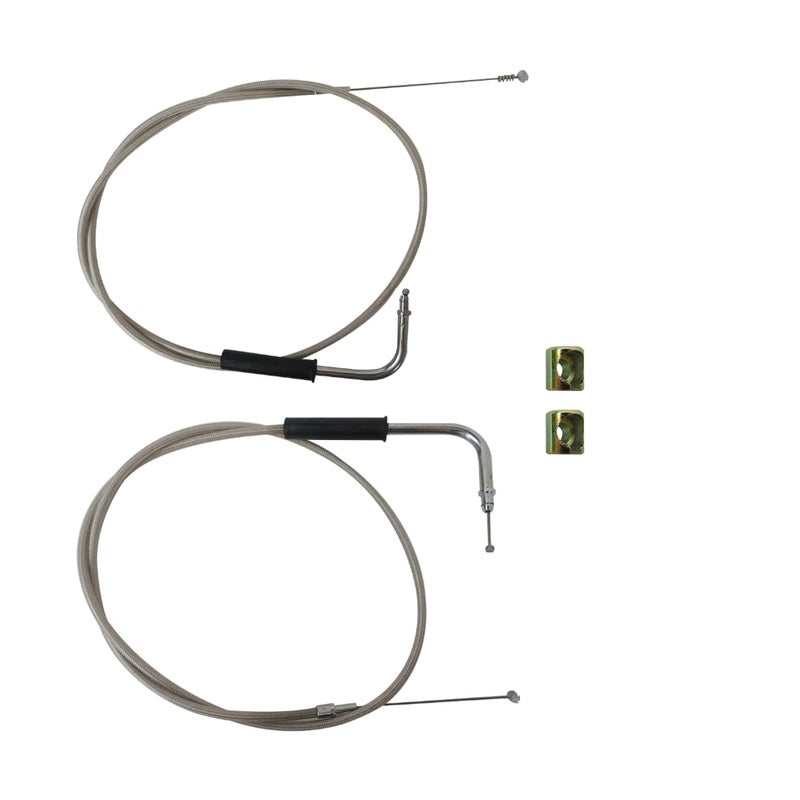 Balanced weight Throttle Cable with Idle Cable Kit Fit for 1996-2003 Sportster 1100/1200 XLH1100 / XLH1200,for #56884-07 5634301 5634396 5635696A 5642106 5643298 56885-07 5634201 5634296 Daily repeated use trusted quality Classic design alternatives Multi-use upgraded craftsmanship KSA market popular practical build Individual group scene compatible Home & professional compatible Rack friendly Low wear optimized build Global light sturdy raw material In-Kingdom stored commodity Simple multi-feature universal build Globally engineered build Elegant upgraded practical design Storage transit efficiency build Flexible usage build Flexible purchase choices Fast & slow shipment compatible User tested optimized build Transparent body Local & cross border ship compatible Well-engineered versatile build Mountain region eligible ship Nationwide delivery Strategic warehouse site - Image 1