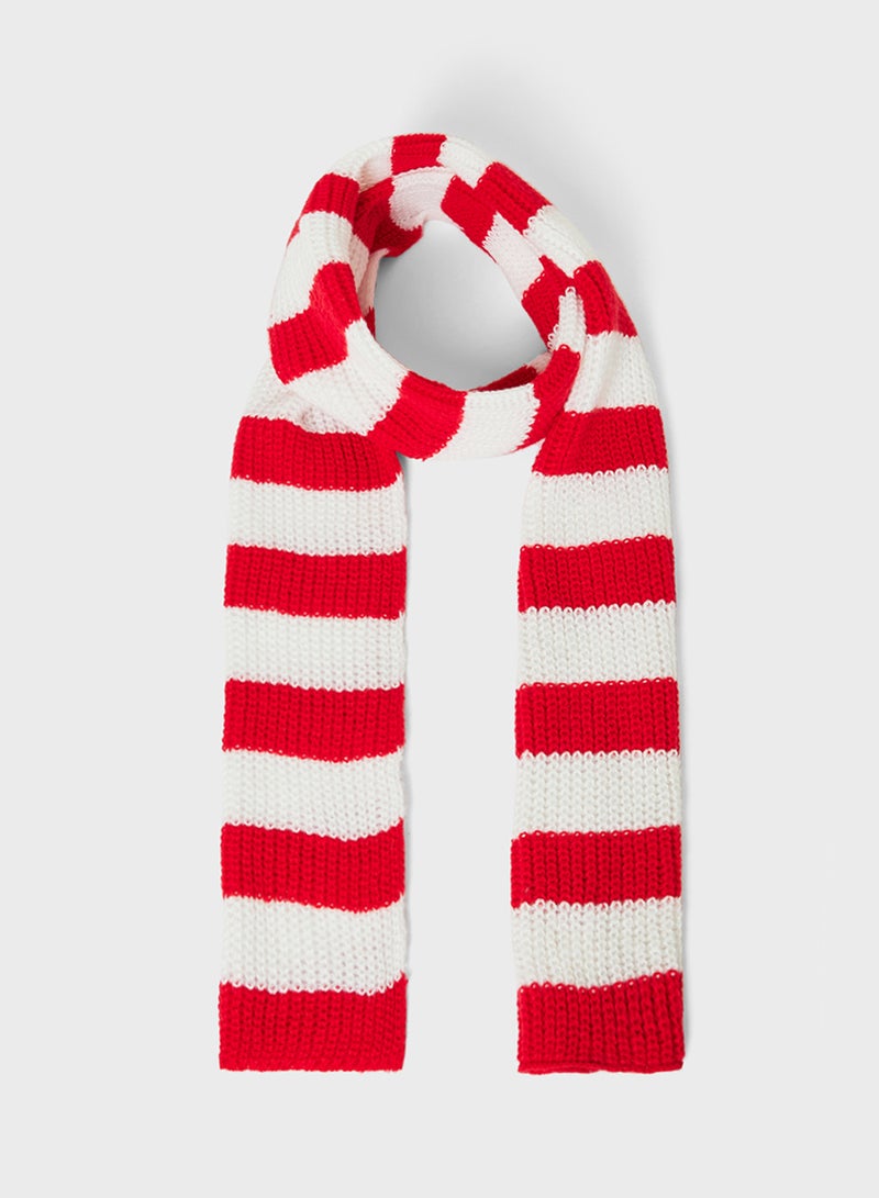 Ginger Striped Winter Scarf  - Image 1