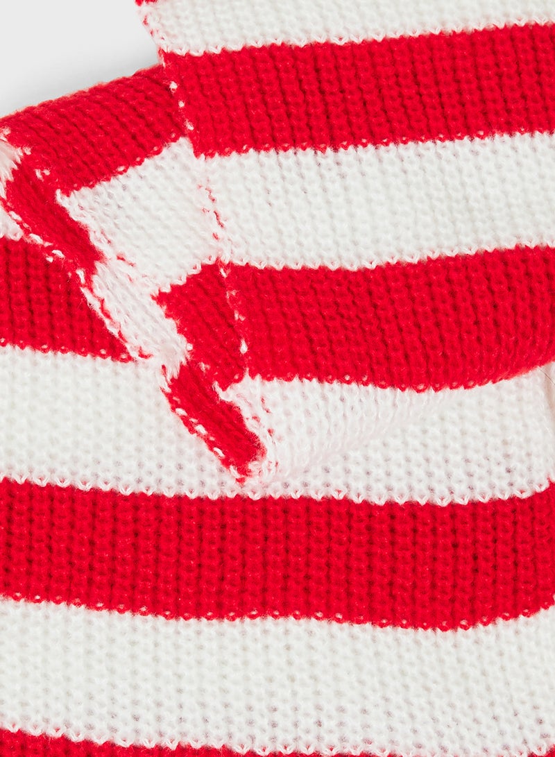 Ginger Striped Winter Scarf  - Image 2