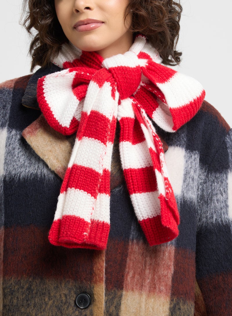 Ginger Striped Winter Scarf  - Image 3