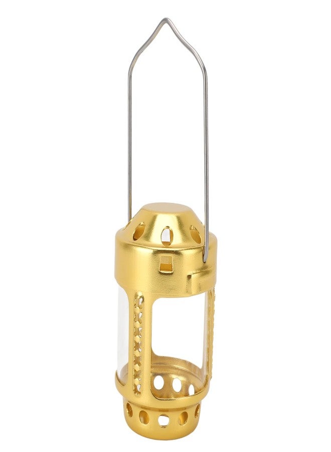 NOENNULL Lightweight Aluminum Alloy Tealight Candle Lantern, Sturdy Retro Hanging Candle Lantern for Camping, Night Fishing, Travelling, Emergency - Image 1