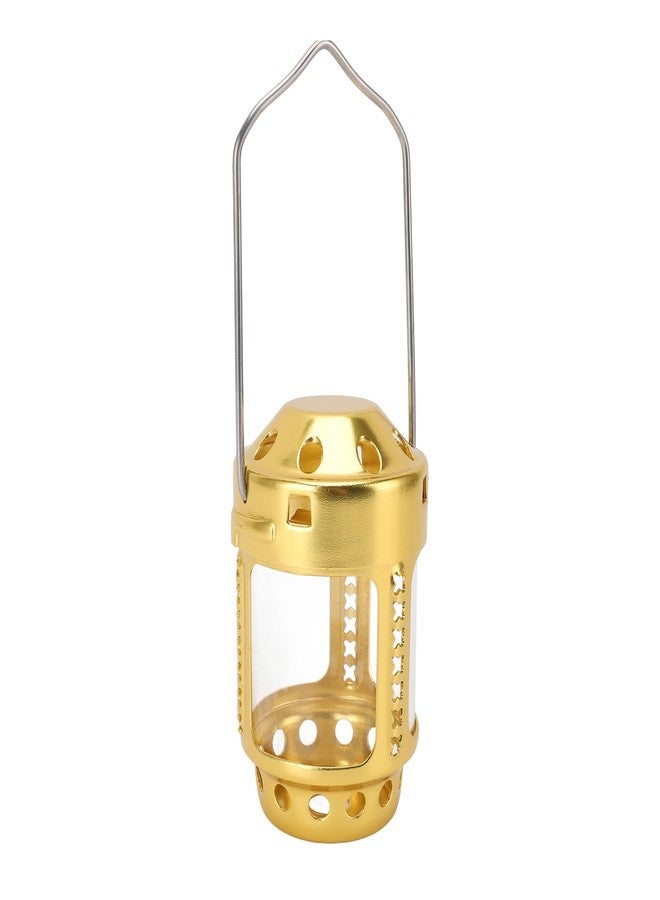 NOENNULL Lightweight Aluminum Alloy Tealight Candle Lantern, Sturdy Retro Hanging Candle Lantern for Camping, Night Fishing, Travelling, Emergency - Image 2