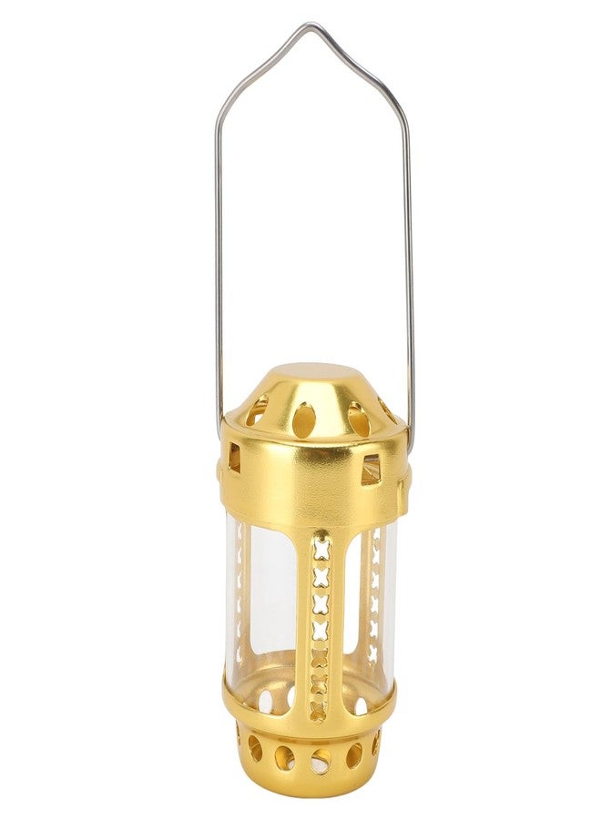 NOENNULL Lightweight Aluminum Alloy Tealight Candle Lantern, Sturdy Retro Hanging Candle Lantern for Camping, Night Fishing, Travelling, Emergency - Image 3