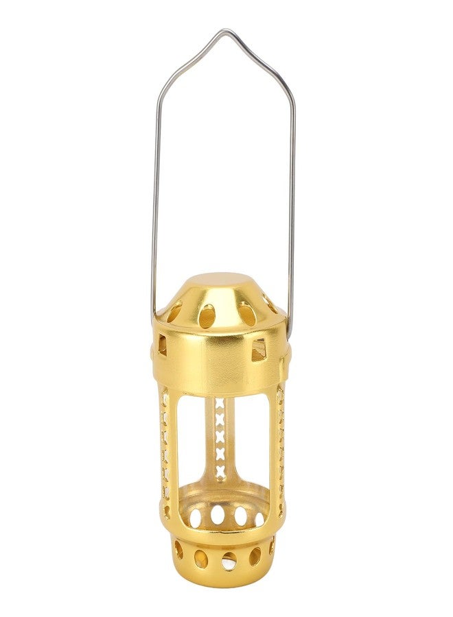 NOENNULL Lightweight Aluminum Alloy Tealight Candle Lantern, Sturdy Retro Hanging Candle Lantern for Camping, Night Fishing, Travelling, Emergency - Image 5