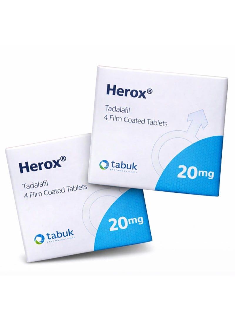 Pack of 2 Herox Tablet 20 mg 4 Tablets