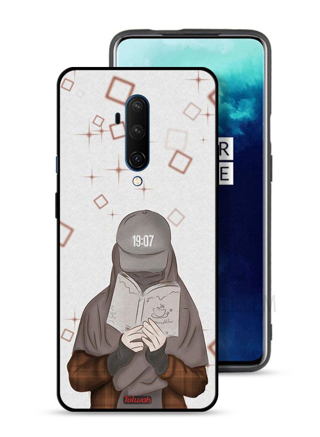 Tolwak OnePlus 7T Pro Protective Case Cover Girl Reading Art - Image 1