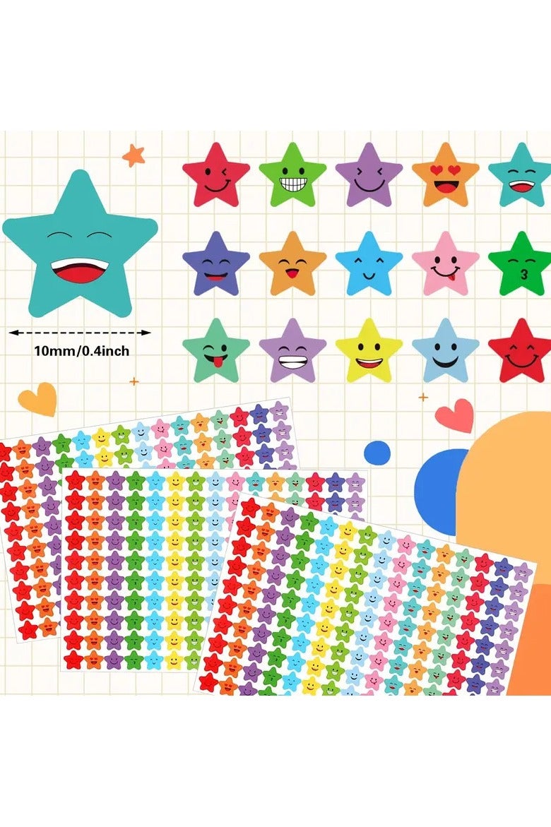 Star Stickers Stickers Cartoon Reward Stickers Children's Stickers Sealing Stickers - Image 2