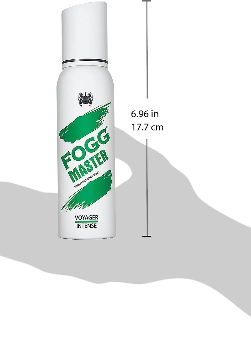 FOGG بخاخ الجسم FOGG Master Intense Voyager للرجال، عبوة من قطعتين - Image 5