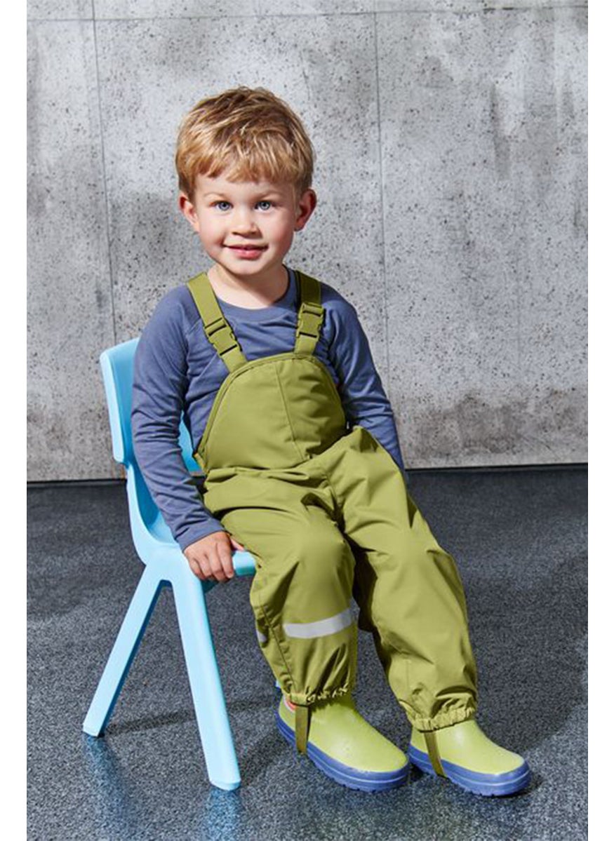 Tchibo Kids Boy Plain Rain Trouser Pant, Green  - Image 1