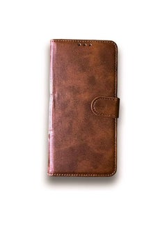 Generic For Samsung Galaxy A20/A30 Flip Full Leather Wallet Card Slot Case with Kickstand,with Strap Magnetic Closure,Included Internal Tpu Silicone Case,High Protective Compatible with Samsung Galaxy A20/A30 (6.4") (Brown)  - Image 1