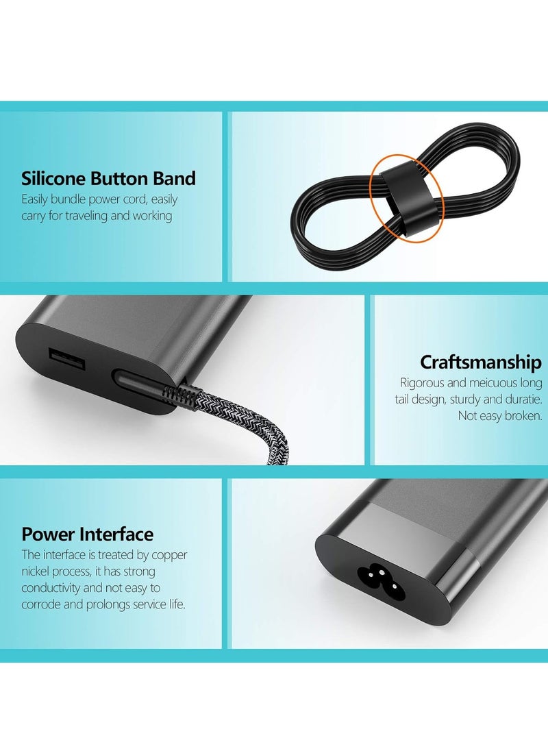 ماركة غير محددة شاحن تيار متردد 110 واط 5 امبير 20 فولت USB-C TPN-DA24 من لوبينجيواي لاجهزة اتش بي سبكتر X360 اليت بوك x360 اتش بي كروم بوك 14 14A G5 11 11A G6 EE G7 G8 X360 سلك محول امدادات الطاقة للابتوب  - Image 4