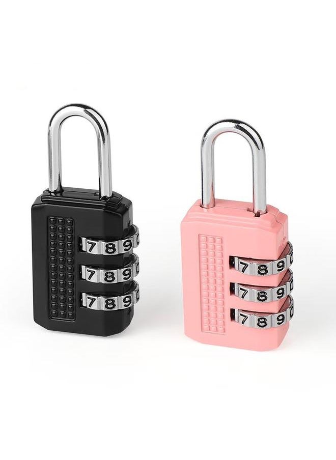 yongsheng 3 Pack Combination Lock 4 Digit Locker Lock Outdoor Waterproof Padlock for School Gym Locker, Sports Locker, Fence, Toolbox, Gate  - Image 3