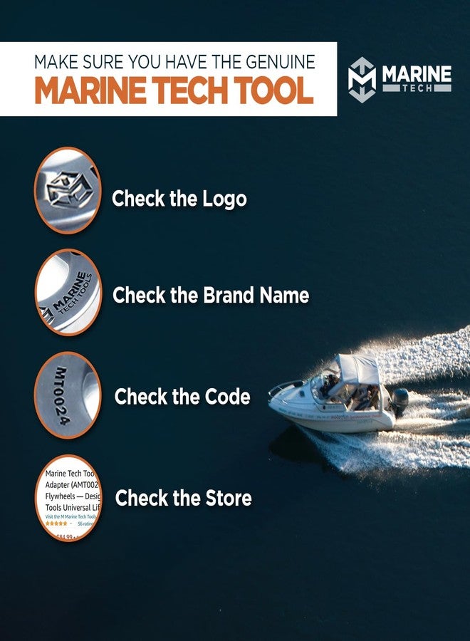 M Marine Tech Tools Marine Tech Tools Lifting Adapter (AMT0024), Fits on Verado Flywheels & Universal Lifting Ring (AMT0022) - Image 5