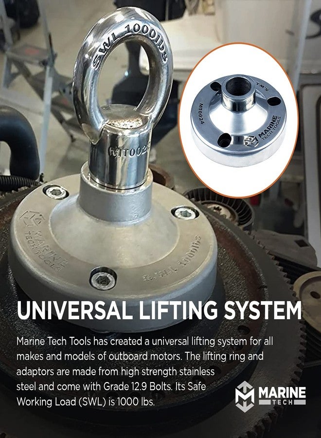 M Marine Tech Tools Marine Tech Tools Lifting Adapter (AMT0024), Fits on Verado Flywheels & Universal Lifting Ring (AMT0022) - Image 3