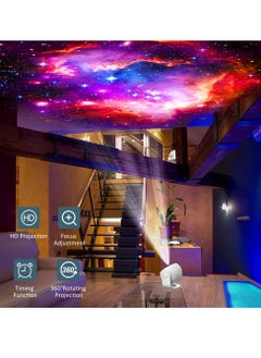 HaHaHai Star Projector, Planetarium Projector for Bedroom Ultra Clear Galaxy Night Light with 4K Replaceable 12 Galaxy Discs 360 Degree Rotation Real Sky Light  - Image 5
