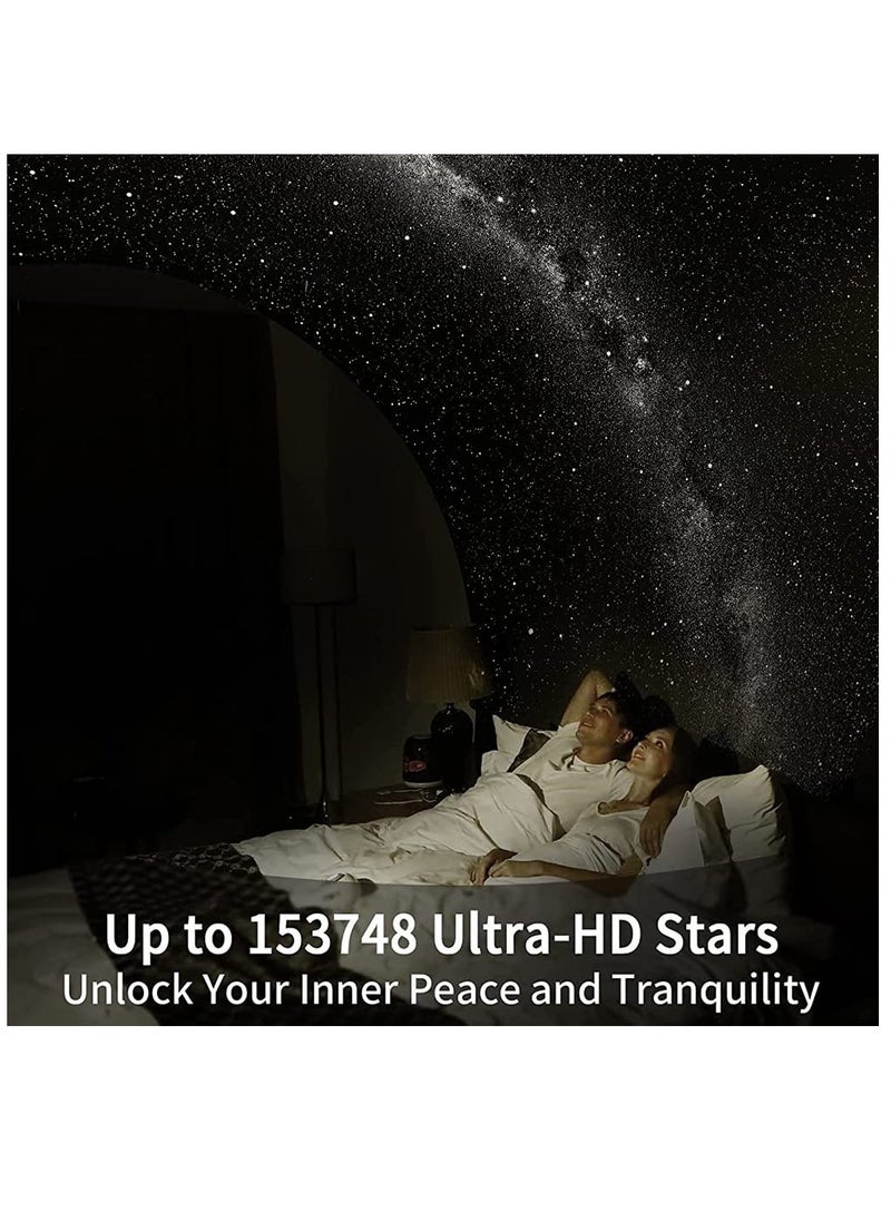 HaHaHai - Star Projector, Planetarium Projector for Bedroom Ultra Clear Galaxy Night Light with 4K Replaceable 12 Galaxy Discs 360 Degree Rotation Real Sky Light - Image 1