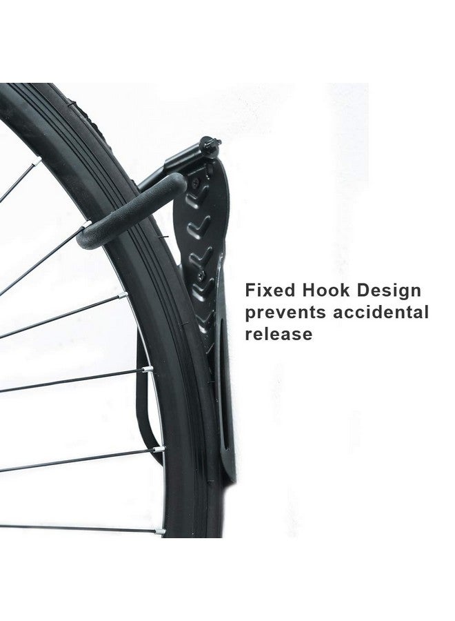 Wallmaster Bike Rack Garage Wall Mount Bicycles 2-Pack Storage System Vertical Bike Hook for Indoor