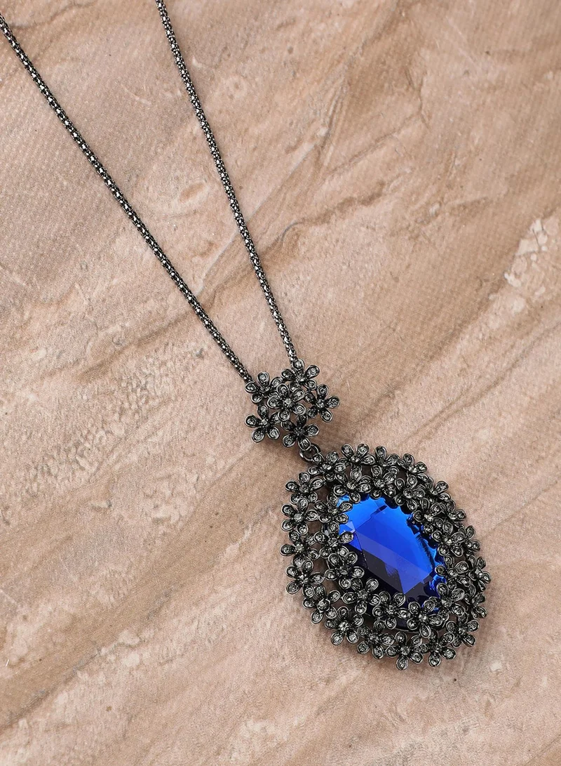 Sohi  Blooming Bauble Artificial Pendant Necklace Jewellery for Women | Best Price UAE