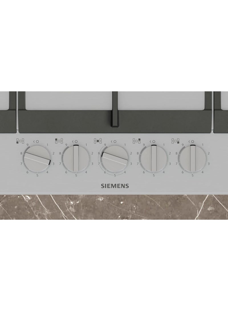 سيمنز Siemens iQ500 Built-in Gas Hob 90cm Stainless Steel – EC9B5QI90M EC9B5QI90M silver - Image 2