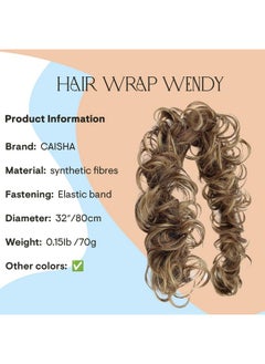 Hairpiece Hair Wrap Heatresistant Synthetic Fibres Curly Messy Updo Brown Blonde Mix Hw36 - pzsku/Z4C33C55C4BD88C607F55Z/45/_/1720085679/5517700c-b281-42fd-93ec-fe3c629f7501