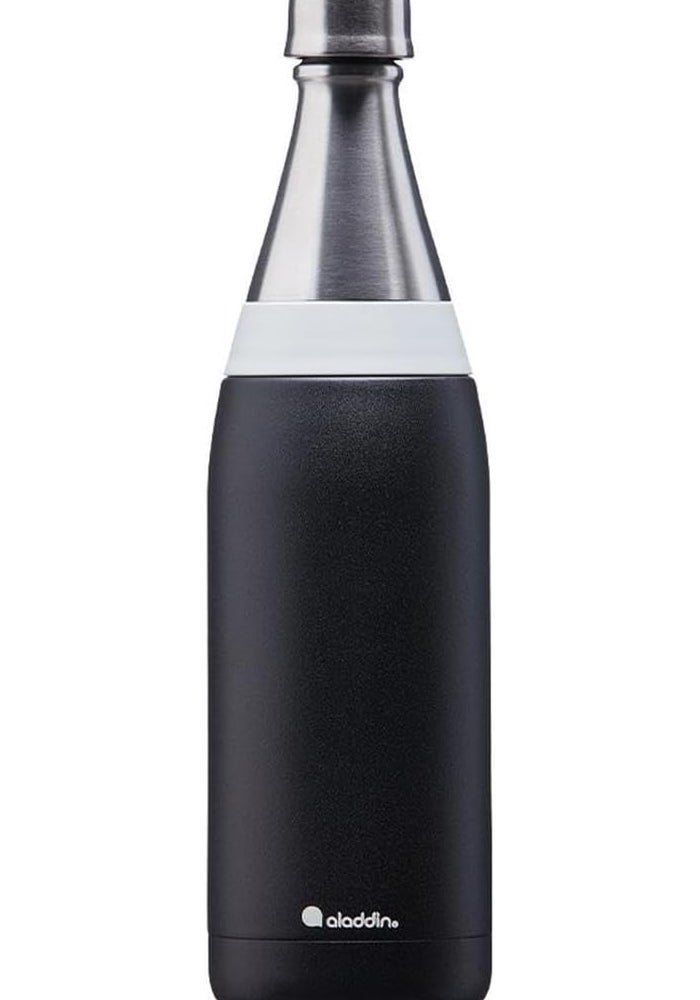 Aladdin Fresco Thermavac Stainless Steel Water Bottle, Lava Black, 0.6L - Image 1