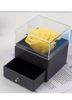 Flower Jewelry Box Yellow