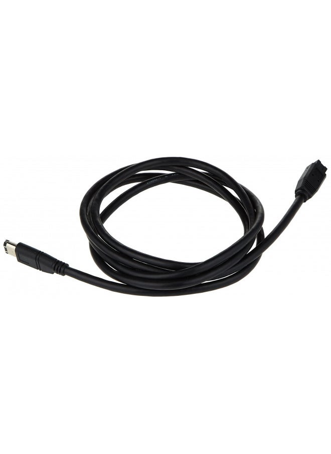 StarTech.com 6 ft IEEE-1394 Firewire Cable 9-6 M/M - IEEE 1394 Cable - 6 pin FireWire (M) to FireWire 800 (M) - 6 ft - Black - 1394_96_6