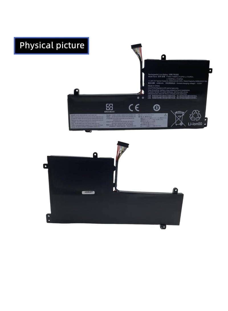 L17M3PG2 Laptop Battery Replacement for Lenovo Legion Y530-15ICH Y545-PG0 Y540-17IRH Y540-15IRH Y7000P Y7000 Y7000-2019-PG Series L17C3PG1 L17L3PG1 L17C3PG2